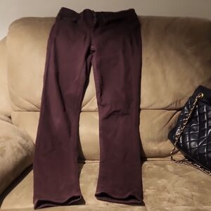 VINCE CAMUTO Women's Burgundy Pants Size 25